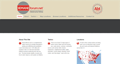 Desktop Screenshot of demandforum.net