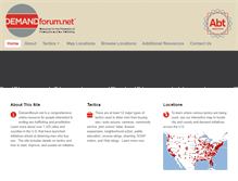 Tablet Screenshot of demandforum.net